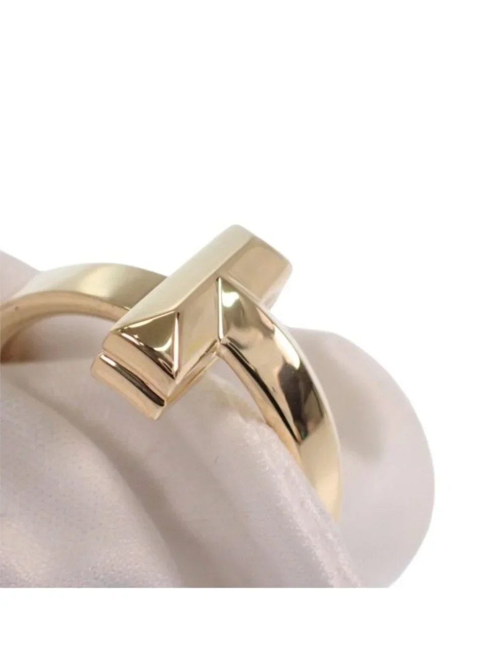 Tiffany & Co T One Wide Actual Ring 18k Yellow Gold